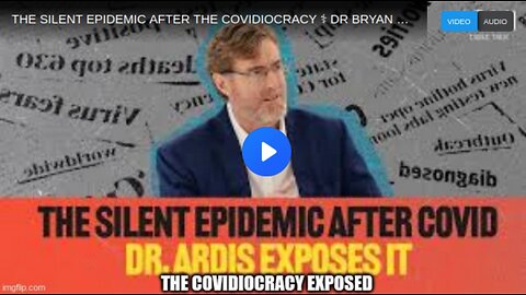 The Silent Epidemic After The Covidocracy --Dr Bryan Ards