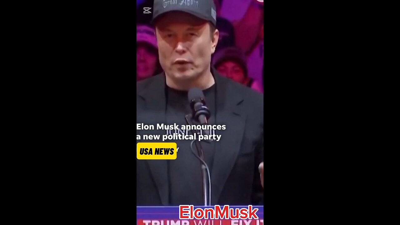 Elon Musk Announces New Political Party in America 🇺🇸 | Shaking Up the System!