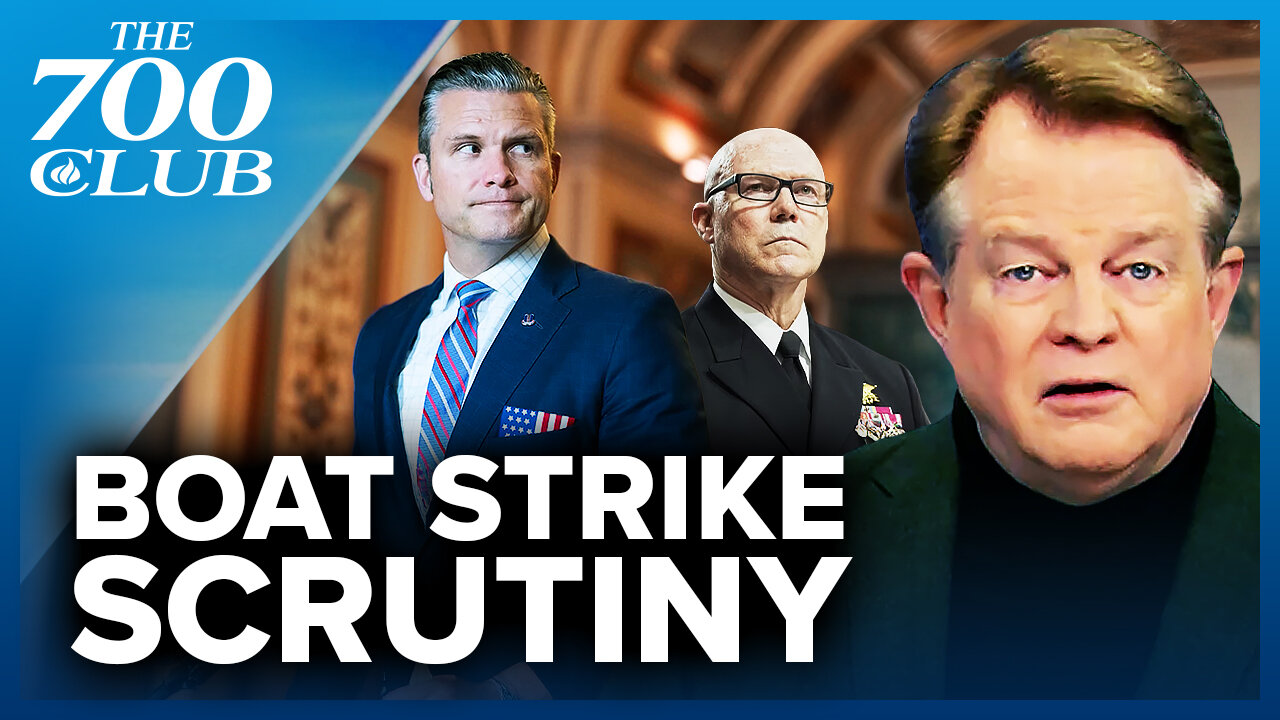 Testify To Congress: The Admiral Overseeing The Drug Boat Strike | 700 Club