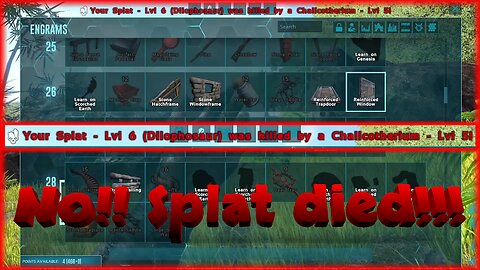 No!! Splat died!!! / ARK R1 E9