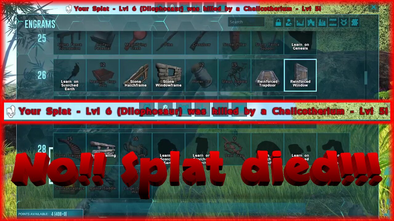 No!! Splat died!!! / ARK R1 E9