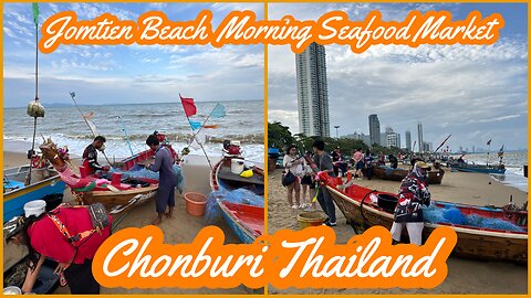 Jomtien Beach Seafood Market - Great Locals Experience- Pattaya Thailand 2025