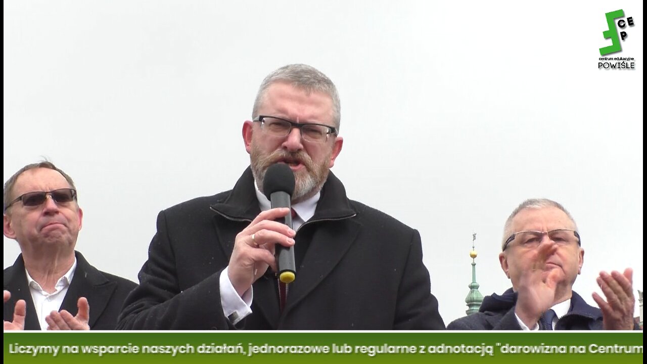 Grzegorz BRAUN: Nie jesteśmy bydłem Brońmy Polskę przed Handlarzami Śmierci! Marsz STOP Nop 5.4.2025