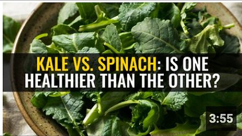 "Comparing Health Benefits: Kale vs Spinach - Which is Healthier?"