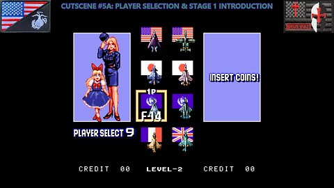 The Cutscene Project: "Aero Fighters 2" [Cindy-Ellen (F-14)] (Arcade - 1994) [NA Version]