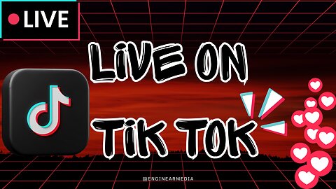LIVE ON TIK TOK RIGHT NOW