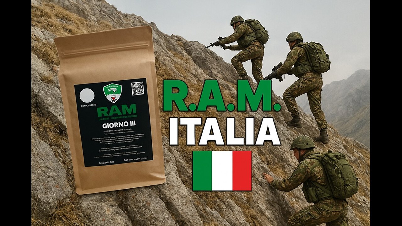 (R.A.M.) RACION DE ALTA MONTAÑA ITALIANO 24 HORAS MENU 3