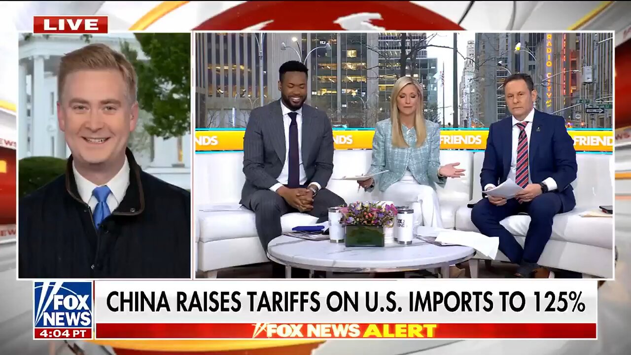 Bird Lands on Fox News Peter Doocy
