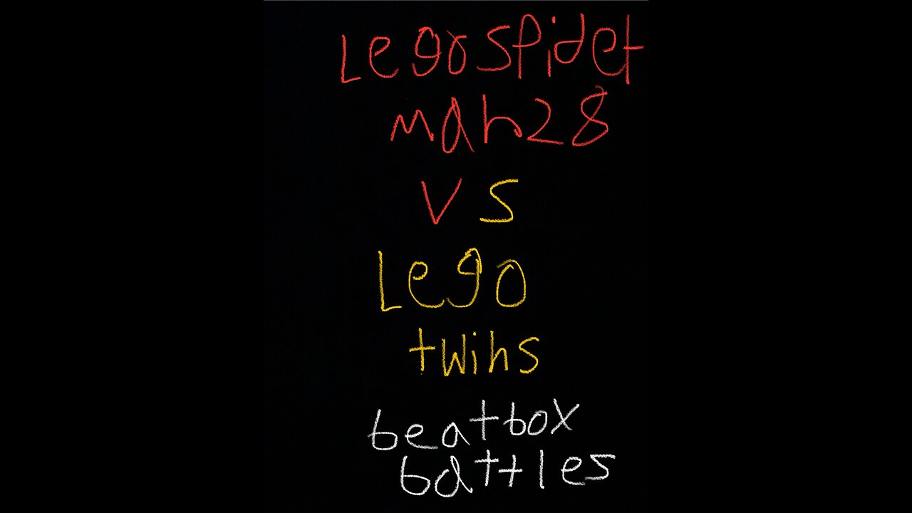 The lego Twins vs legospiderman28 beatbox battles coming soon!!!😎