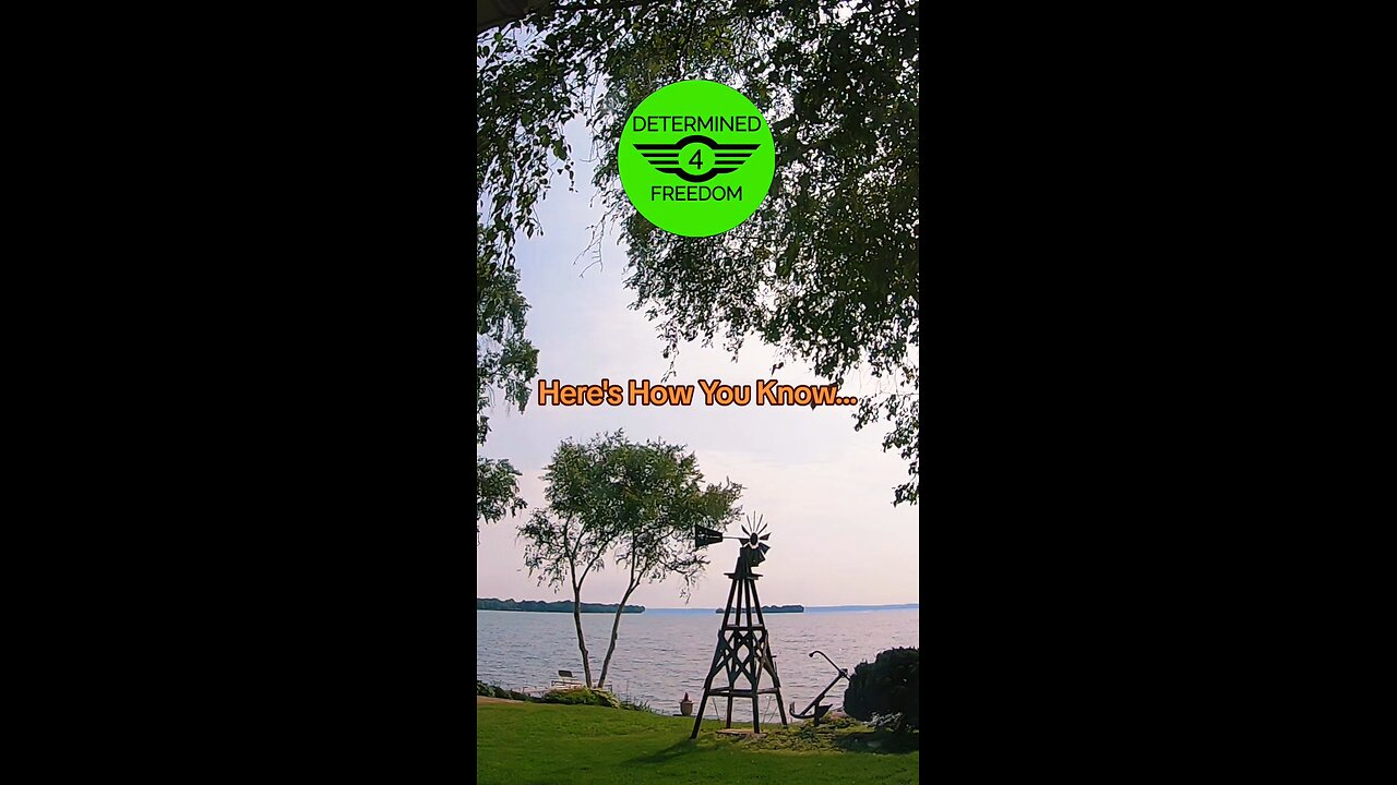 Here's How You Know...