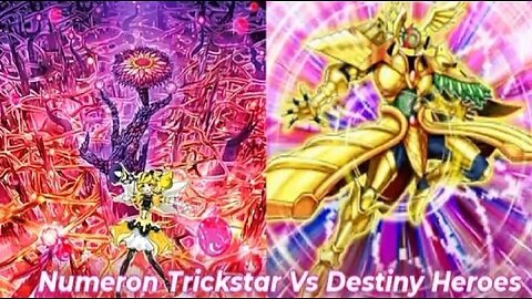 Yu-Gi-Oh! Duelingbook | Numeron Trickstar Deck Vs Destiny Hero Deck