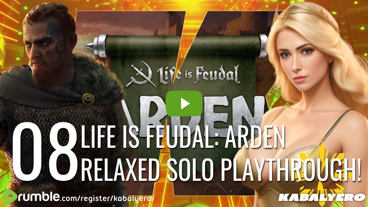 🔴 Life Is Feudal: Arden [08] 🎮 Relaxed Solo Playthrough via Rumble Studio