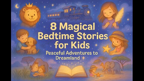 8 Magical Bedtime Stories for Kids | Peaceful Adventures to Dreamland