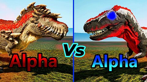 Alpha Rex Vs Alpha Gargant Rex | Ark Survival Ascended | Ark Mods | Ark Battles | Gameplay
