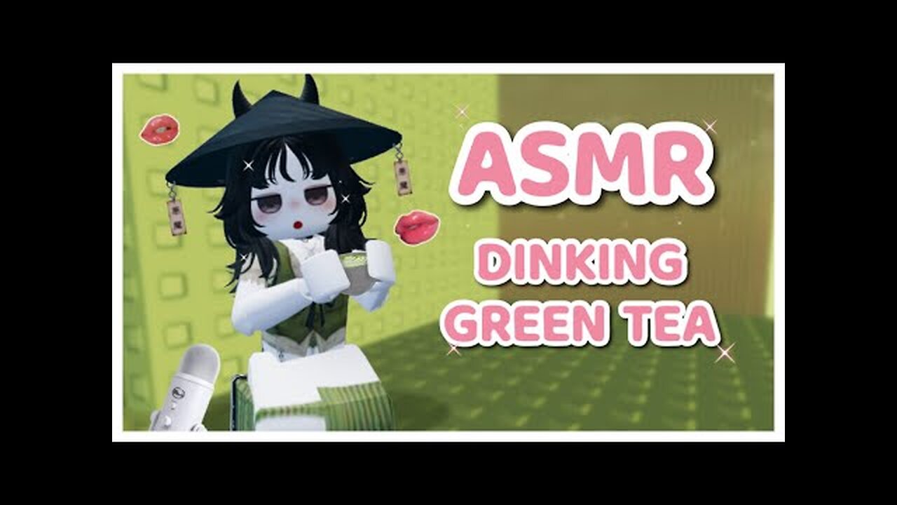 Roblox ASMR - Tower of Green Tea! 🍵🫖 - Drinking Sounds! (No Talking)
