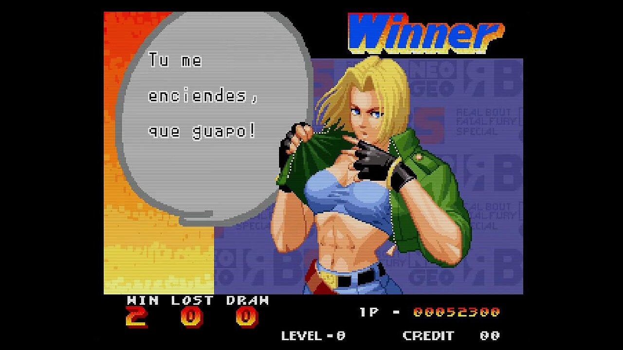 Real Bout Fatal Fury Special Mary gameplay (Level 8)