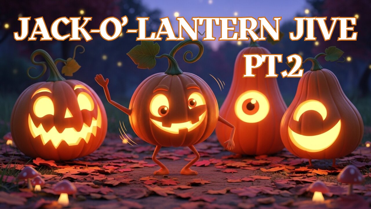 Jack-o’-Lantern Jive Pt.2 | Halloween Dance Song for Kids