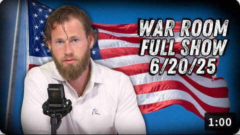 6 20 25 OWEN SHROYER War Room President Trump Holds Out for Peace