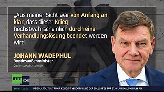 Realistische Einsicht: Wadephul sieht nur in Verhandlungen eine Chance auf Frieden für Die Ukraine