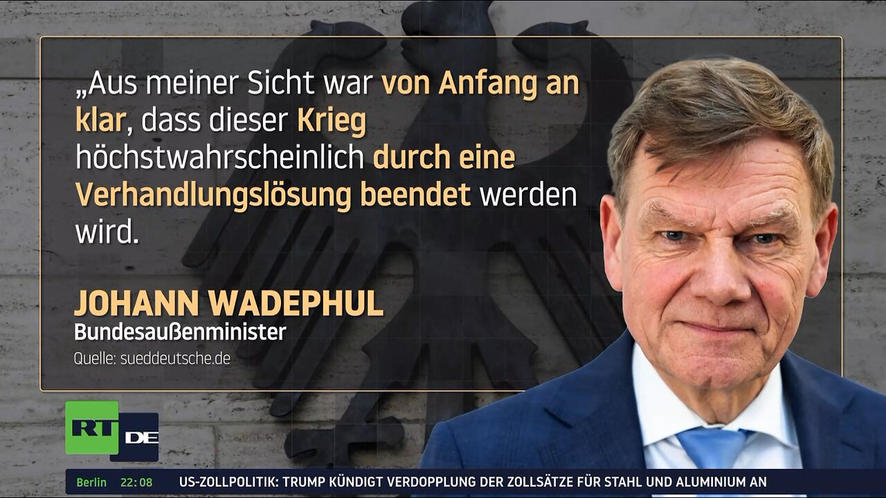 Realistische Einsicht: Wadephul sieht nur in Verhandlungen eine Chance auf Frieden für die Ukraine