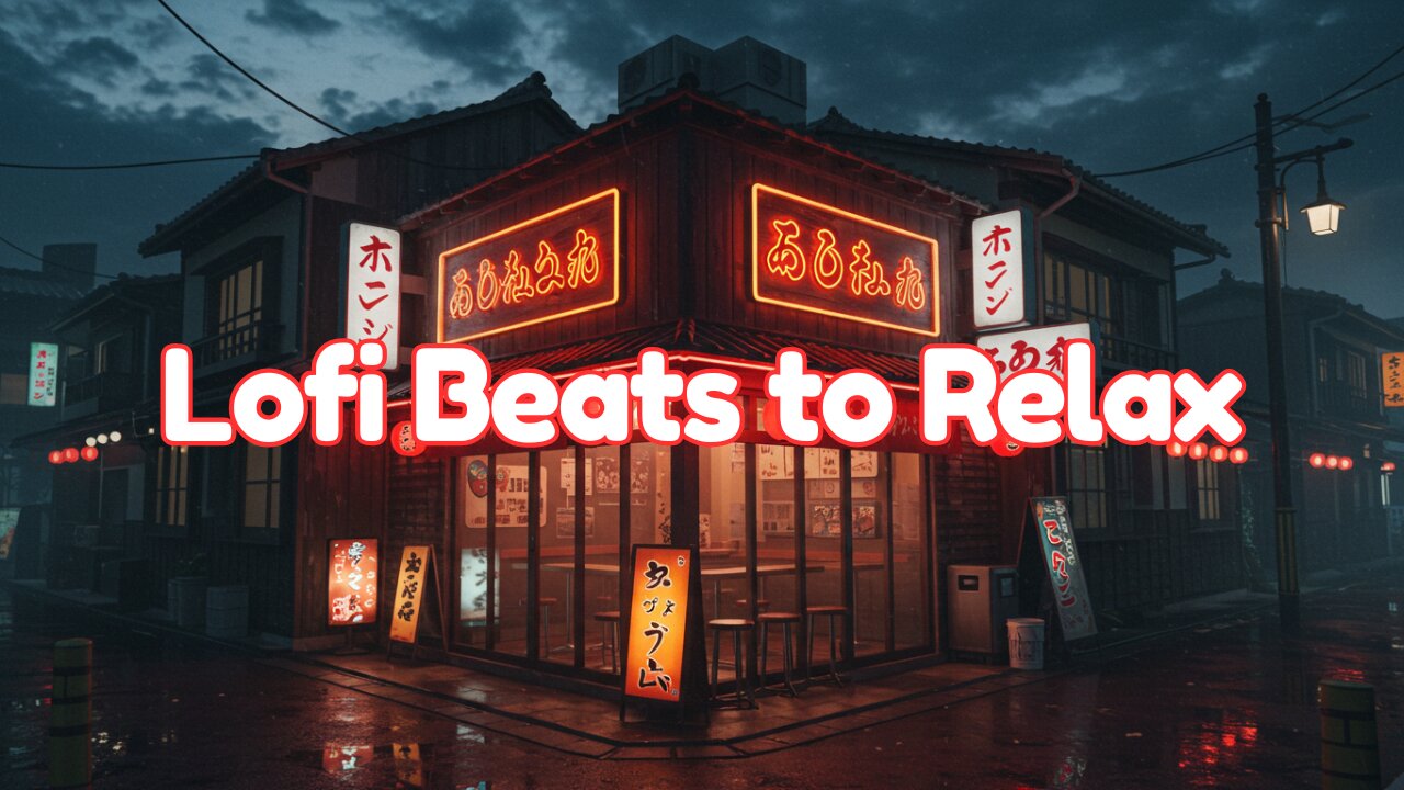 🎧 Lofi Beats to Relax, Study, and Sleep | Rain Sounds Background 🌧️ Japanese Rain | Lofi Dreams FM
