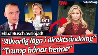 Ebba Busch försöker spela tuff mot Trump - "Blåljuger om avgörande frågor"