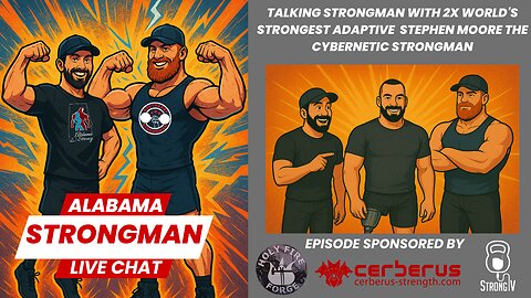 Alabama Strongman Live Chat: 2x World's Strongest Adaptive Winner