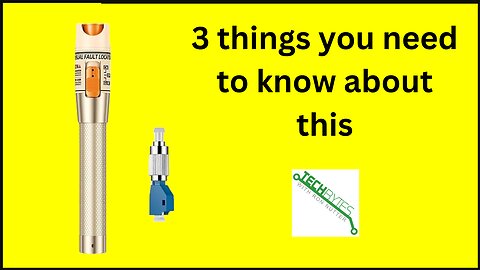 3 Things to know about the Visual Fault Locator, 10mW VFL Fiber Optic Tester Kit