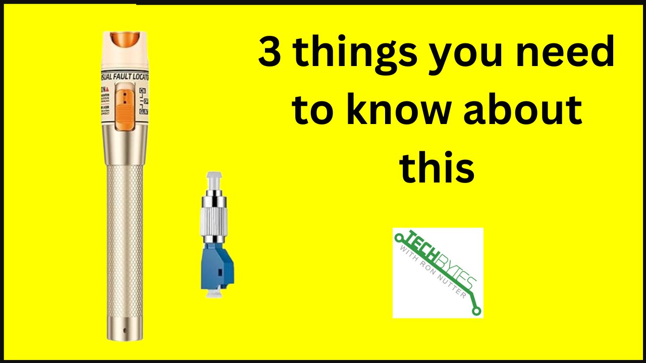 3 Things to know about the Visual Fault Locator, 10mW VFL Fiber Optic Tester Kit