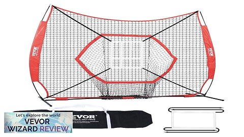 VEVOR 7x7 ft Baseball Softball Practice Net Portable Baseball Training Net Review