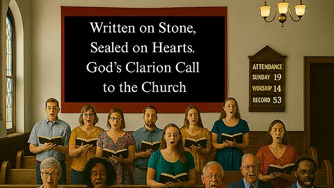 Written on Stone, Sealed on Hearts: God's Clarion Call to the Church.
