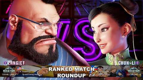 Kuya Kalbo SF6 Ranked Match Roundup. Chun Li Master Rank [Hori Fight Stick]