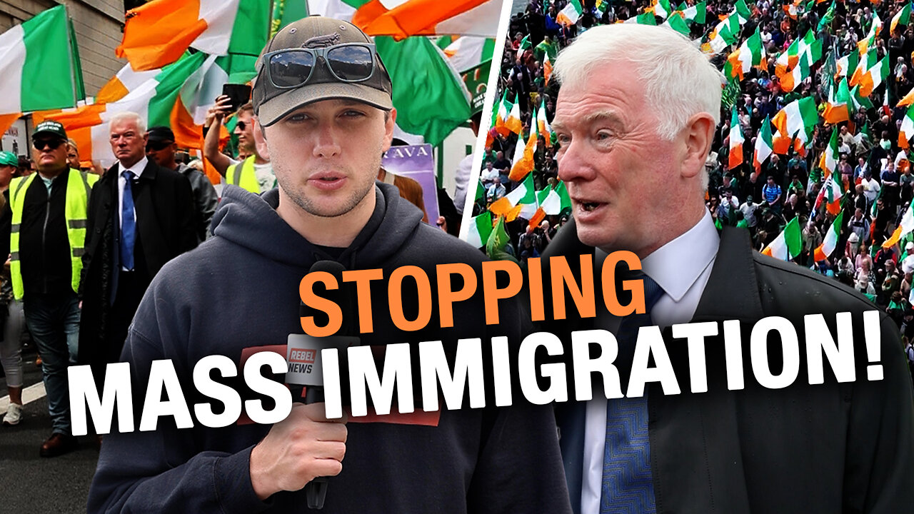 Malachy Steenson speaks out as protests against mass migration grow in Ireland