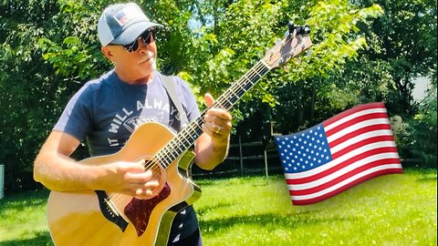 My Country, ’Tis of Thee (on my Taylor acoustic guitar)
