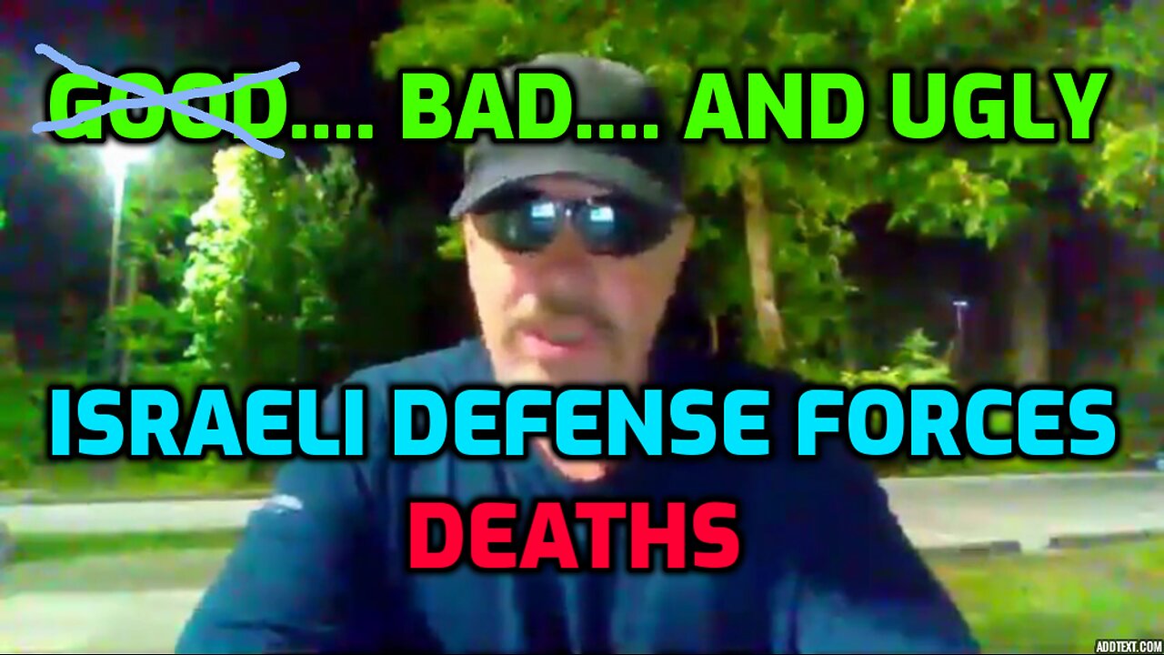 ISRAELI DEFENSE FORCES DEATH COUNT EXPOSES SOME UGLY TRUTHS (SHARE)