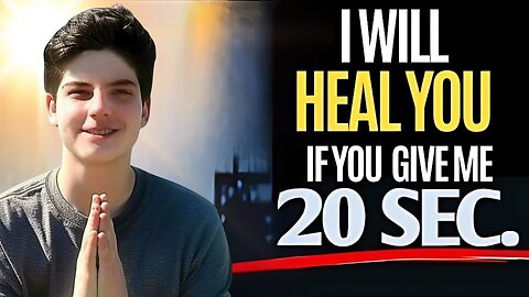✝️I WILL HEAL YOU GIVE ME 20 SECONDS | MESSAGE FROM CARLO ACUTIS FOR YOU | MESSAGE FROM GOD TODAY🙏