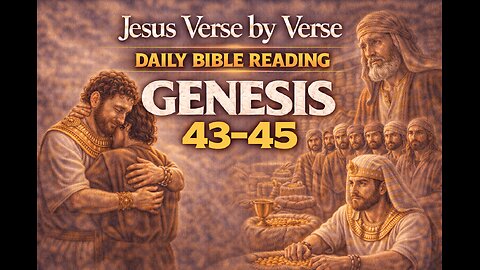 📖 Bible in a Year - Day 27: Genesis 43–45 Judah’s Intercession, Joseph Revealed, and Reconciliation
