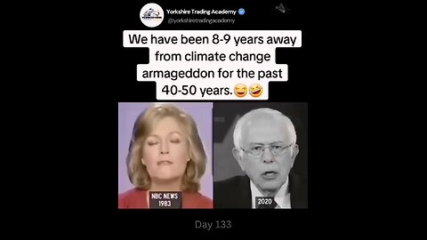 We've been 9 years away from climate change armageddon for the past 50 years