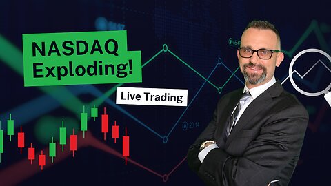 $NASDAQ All Time HIGH! What War??? Live Trading 6/26/2025