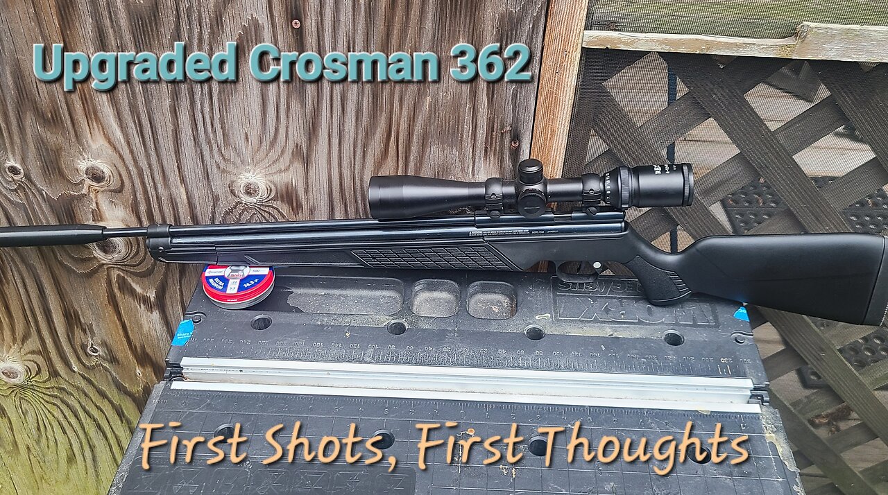 First Shots, First Thoughts: Crosman 362 with steel breech, moderator, and Power Internals
