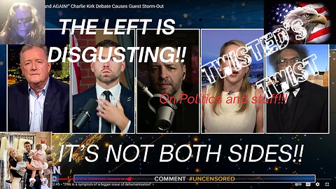 Violence on both sides my ass, it's all on the evil left!