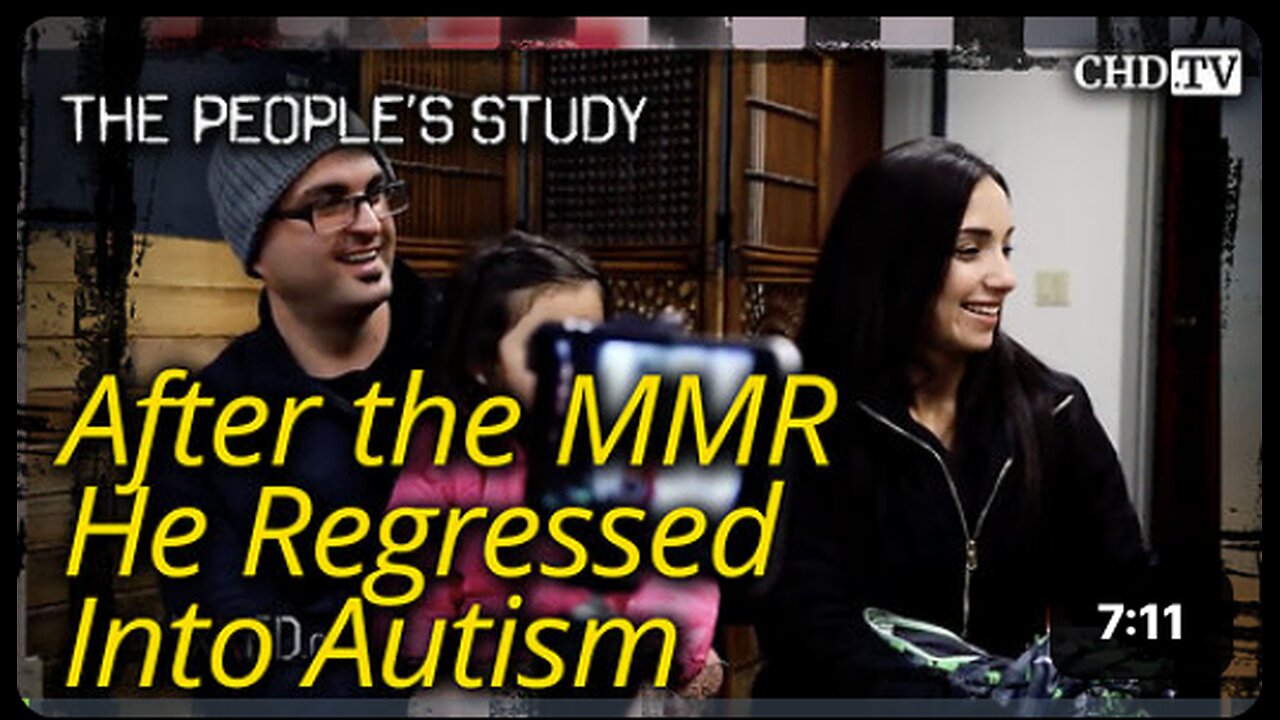 After the MMR He Regressed Into Autism