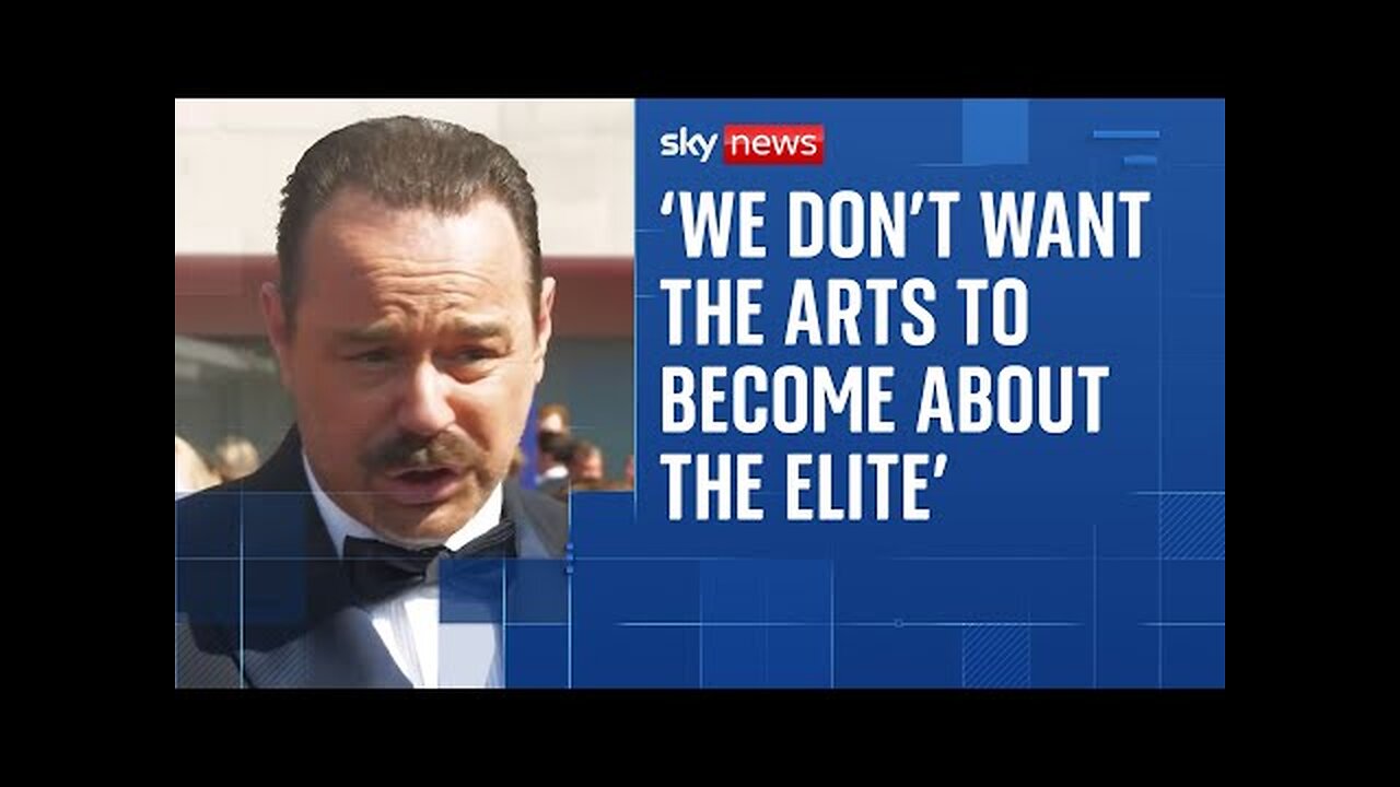 Danny Dyer asked about working class actors on BAFTA TV Awards red carpe