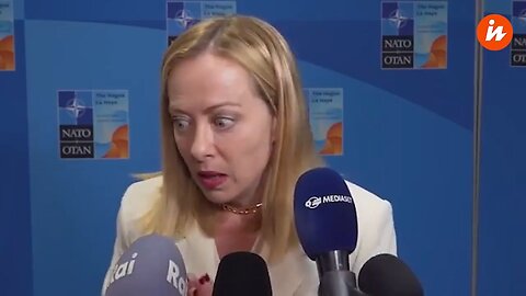 Italská premiérka po zasedání summitu NATO za zavřenými dveřmi byla úplně sjetá?