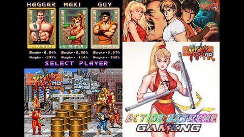 Action Extreme Gaming 2026 - Final Fight MD (Sega Genesis Homebrew/Rom Hack) - A Cool Enchanced Sega Genesis Port of the Cult Arcade Classic "Final Fight 1" but with Maki from "Final Fight 2" as a Playable Character (Part 1)