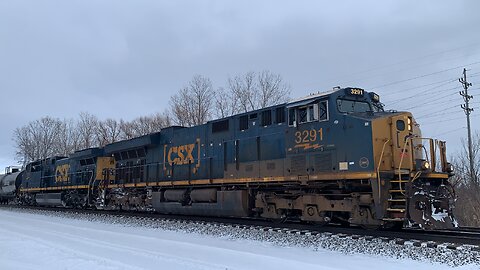 Another Favorite CSX Engine 7575 Follows Shortly Behind Pan Am 1981 on the Rails