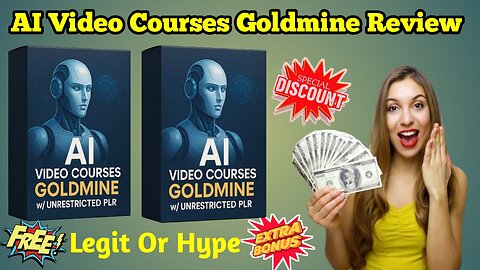 AI Video Courses Goldmine Review: Legit Or Scam? Truth Exposed!
