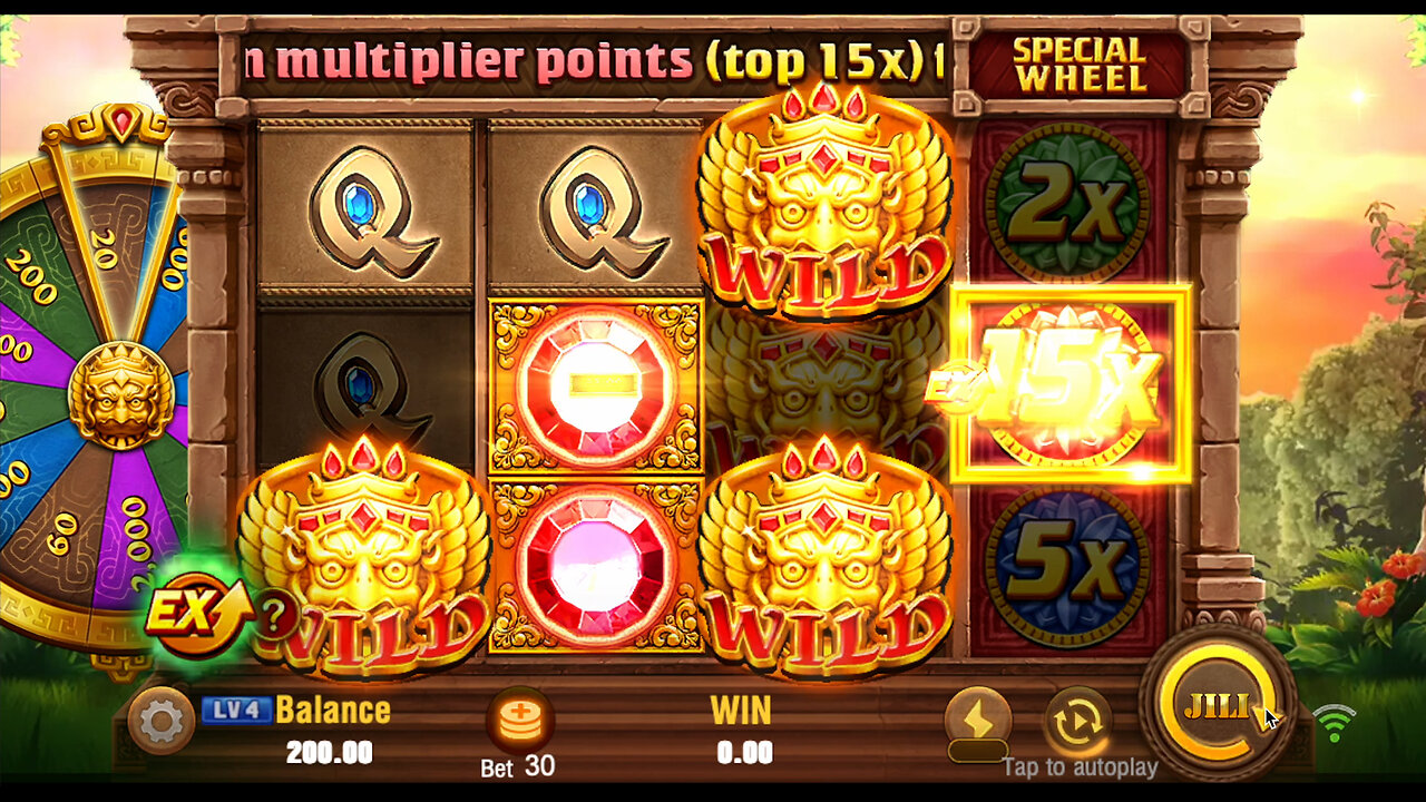Fortune Gems Wheel, Mastering 15x and 10x