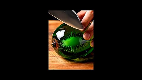 ASMR : Glass Watermelon Meleon Cutting