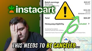 Instacart Shopper EXPOSED Major and Growing Problem in the Gig Economy! This SCAM to be CANCELED!!